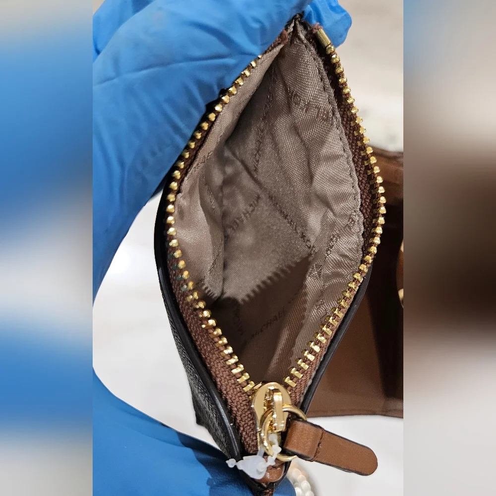 Michael Kors Brown and Black Wallet NWOT